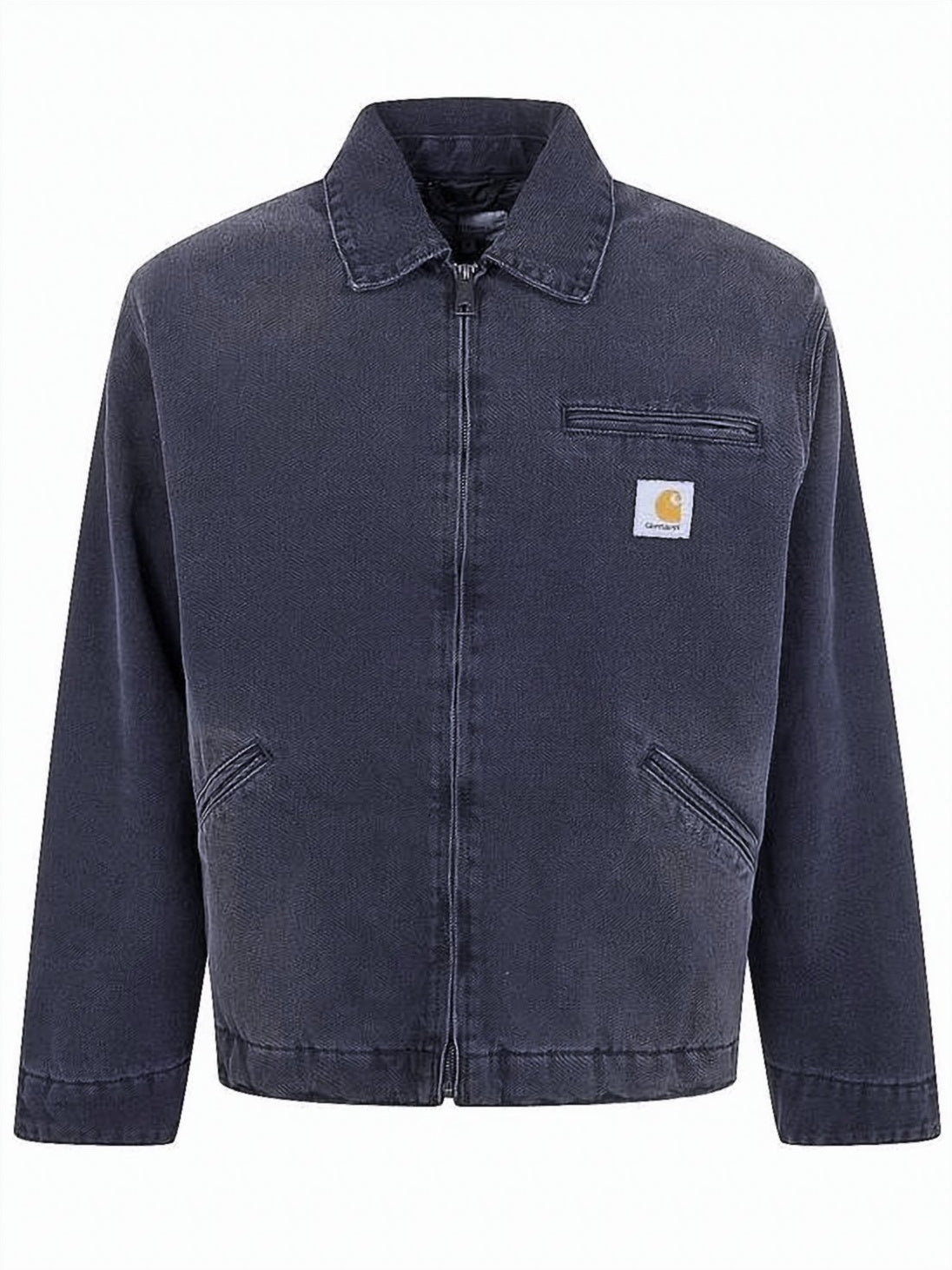 Boxy Cropped Jacket with Classic Collar