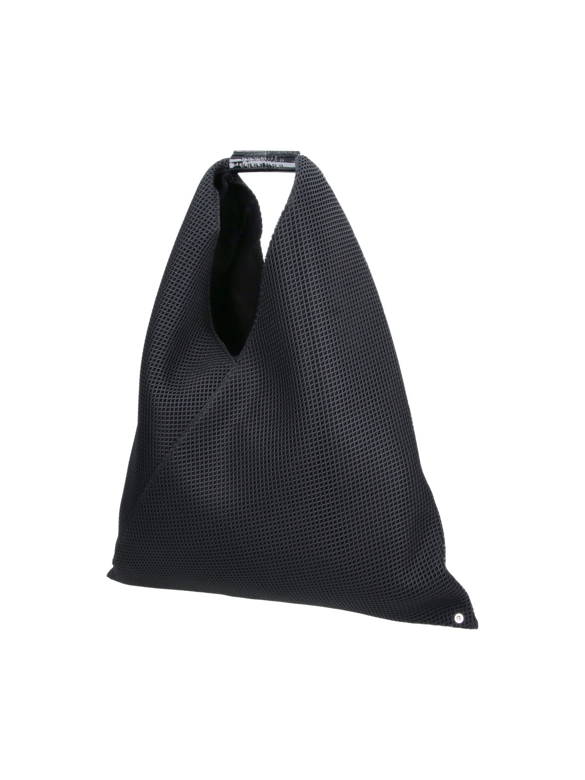 Black Japanese Grid Pattern Shoulder Bag