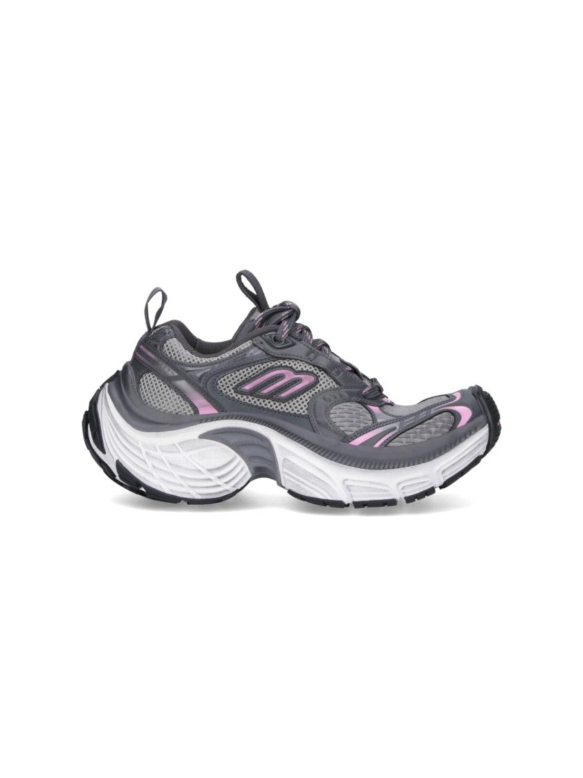 "6Xl" Sneakers – Grey/Pink