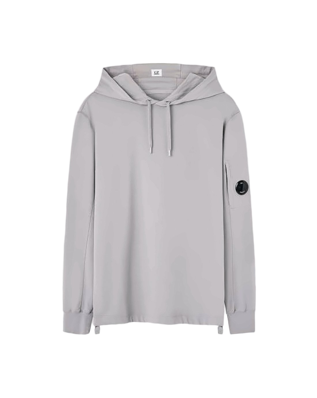 Minimalist Grey Hoodie with Adjustable Drawstrings