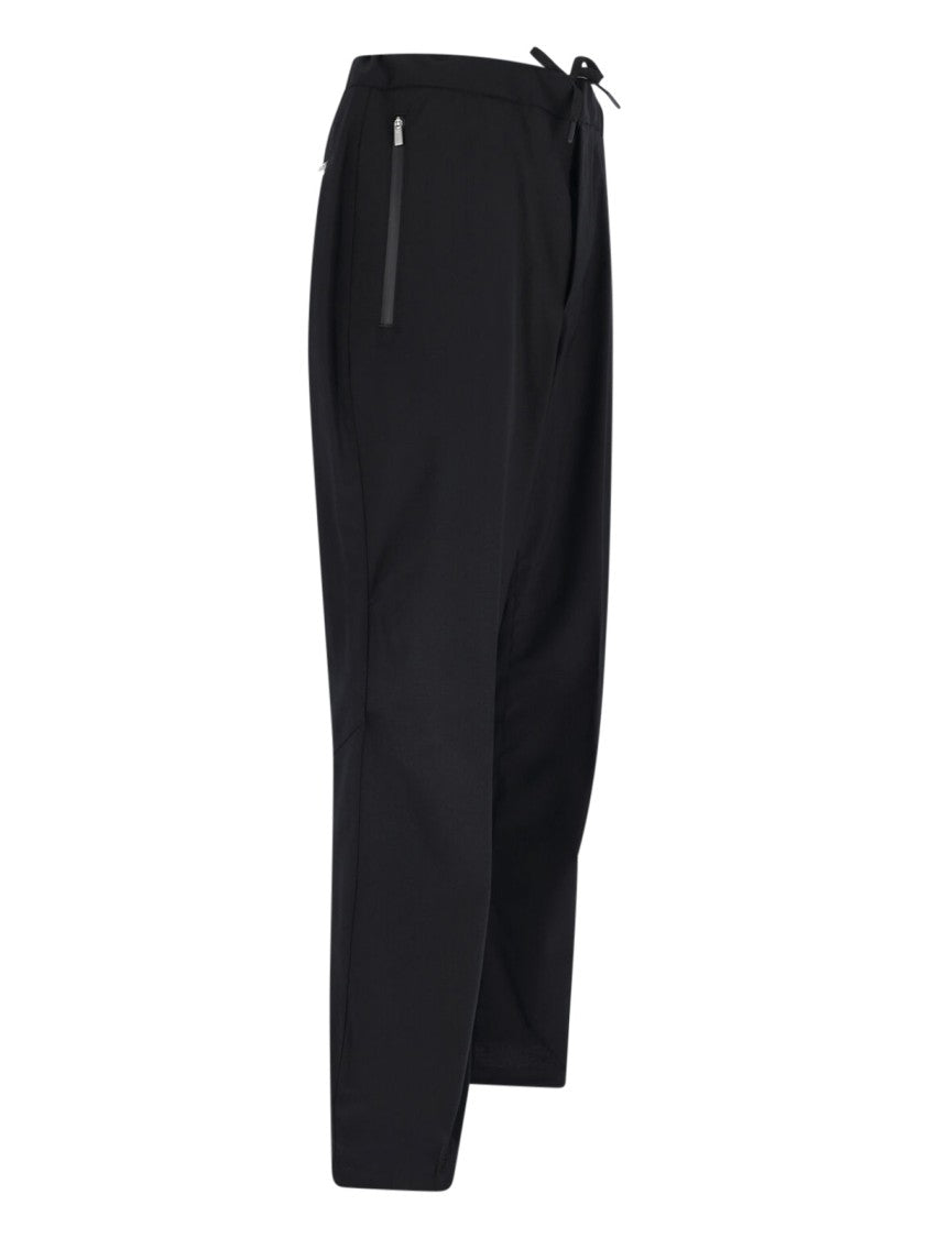 Wool Track Pants – Black