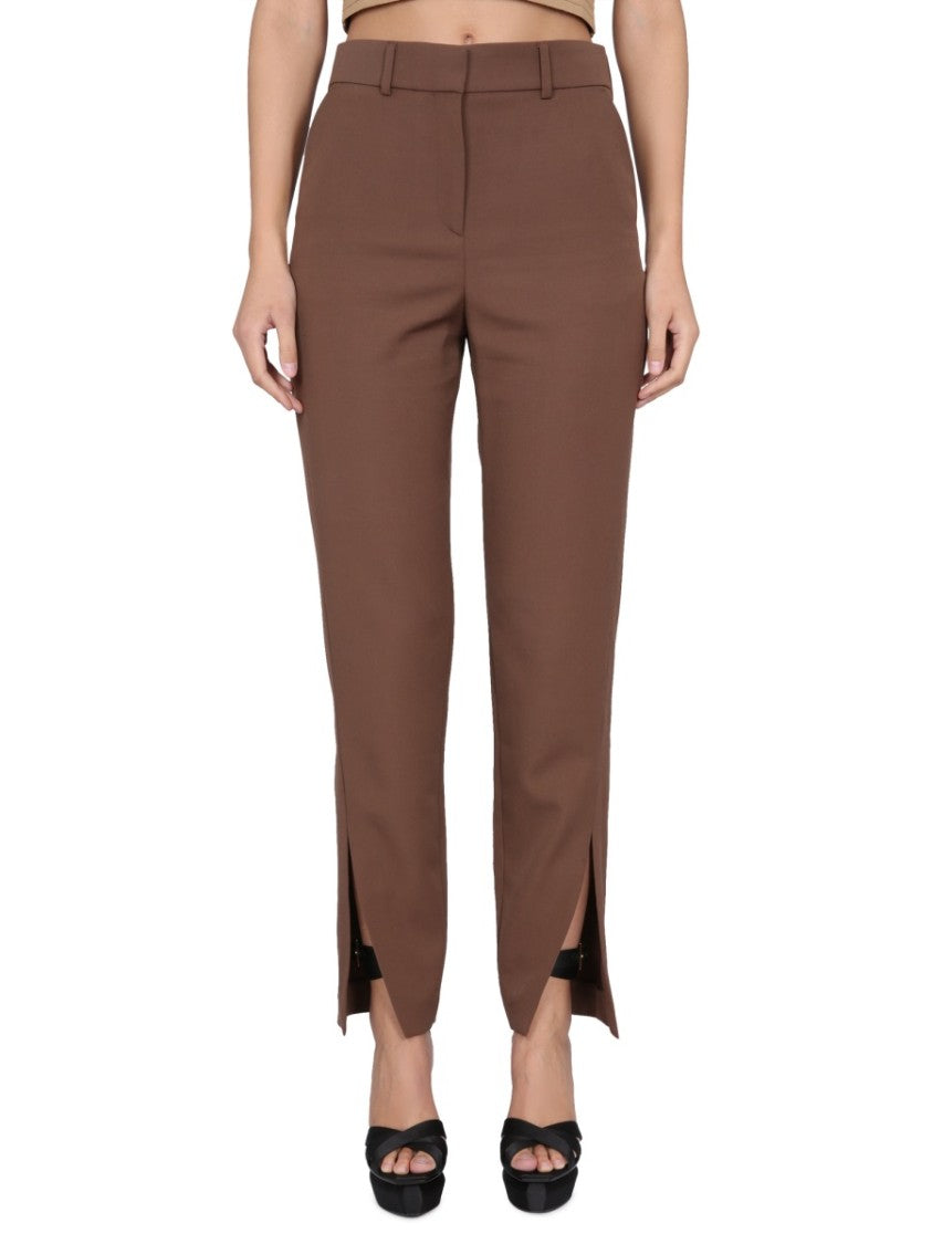 Tailored Brown Wool Pants