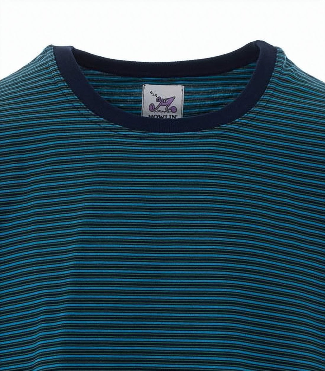Short-Sleeve T-Shirt with Contrasting Collar