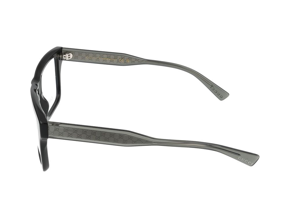 Eyeglasses GG2070O 001 black grey transparen 53/21/145