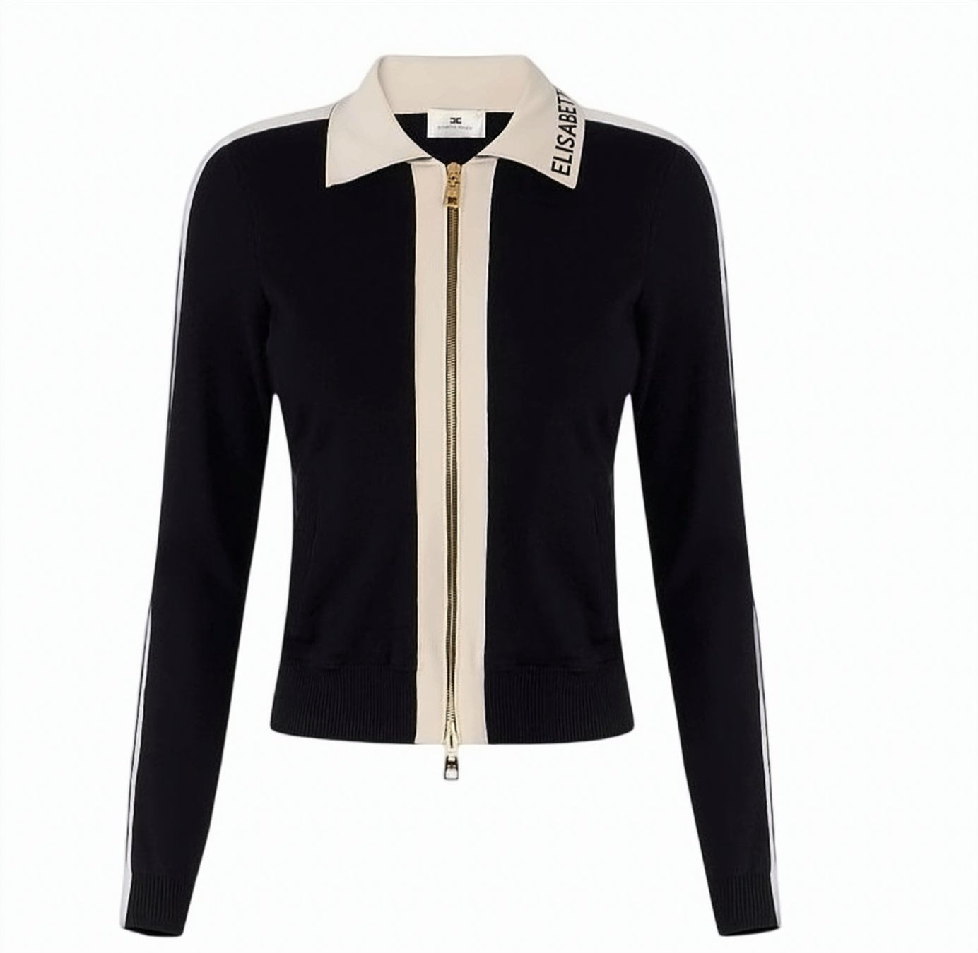 Knitted Viscose Band Jacket