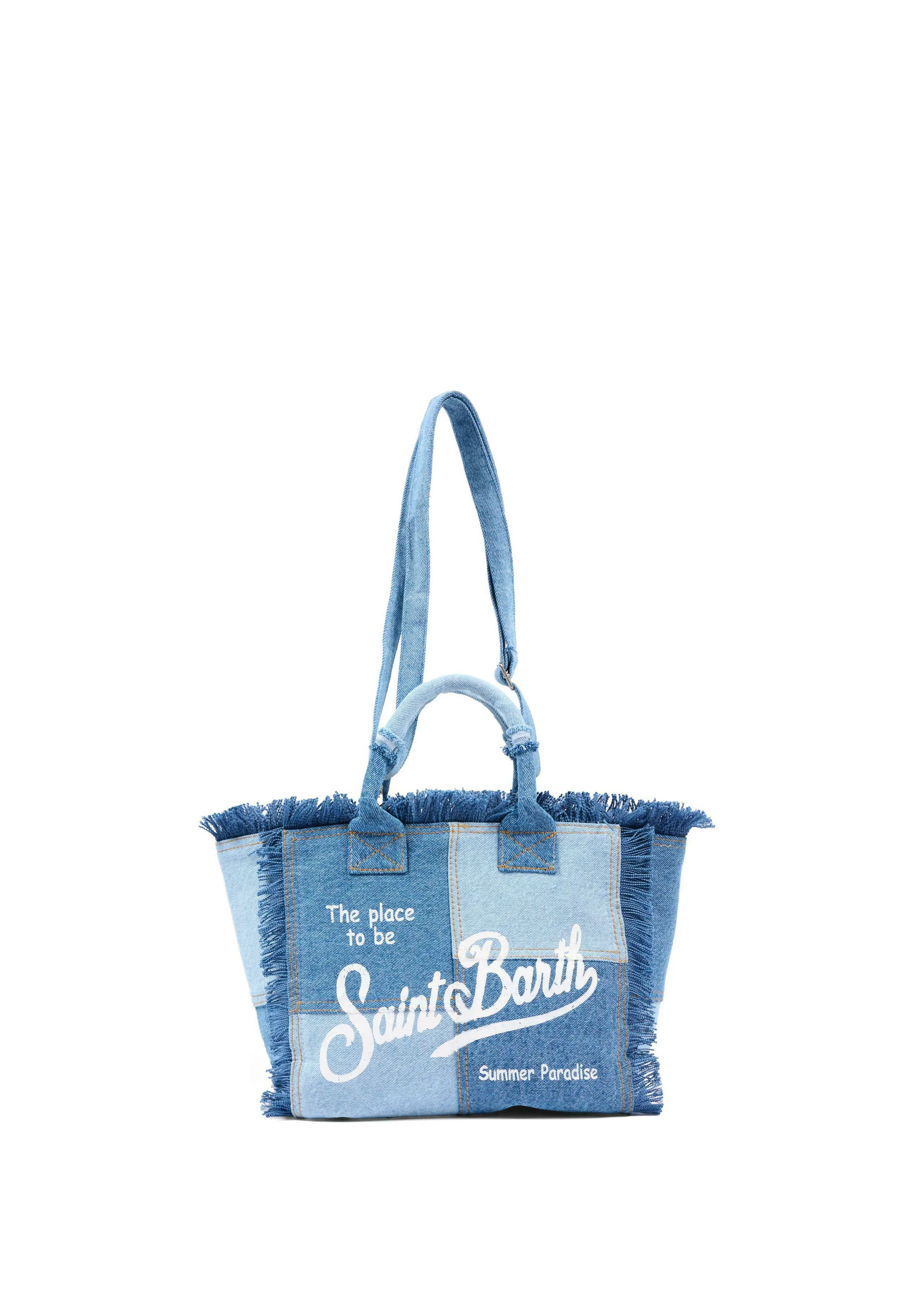 Denim Blue Colette Cotton Handbag