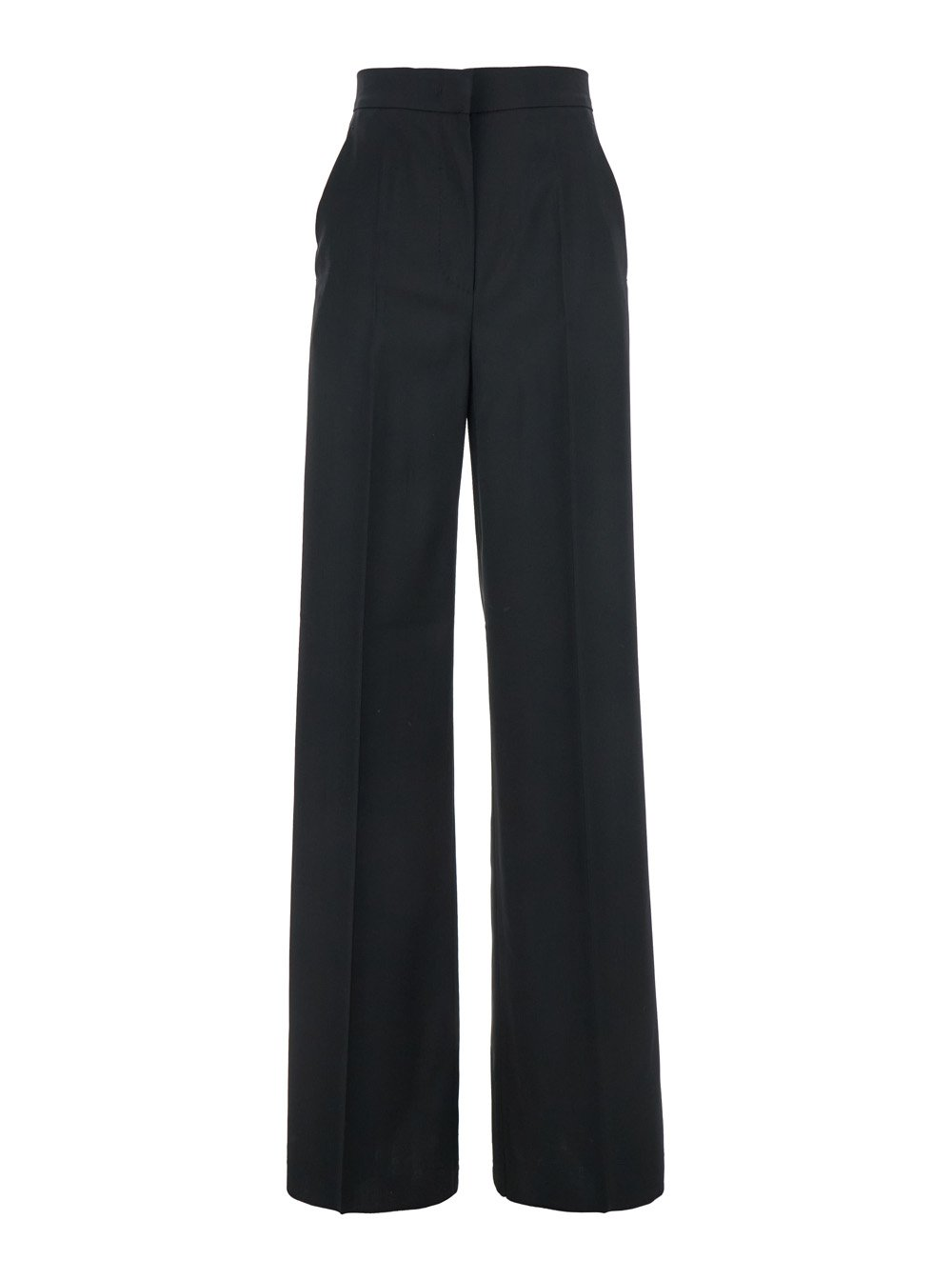 Wide-Leg Tailored Suit Pants