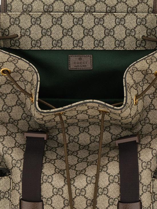 Structured Monogram Canvas Backpack