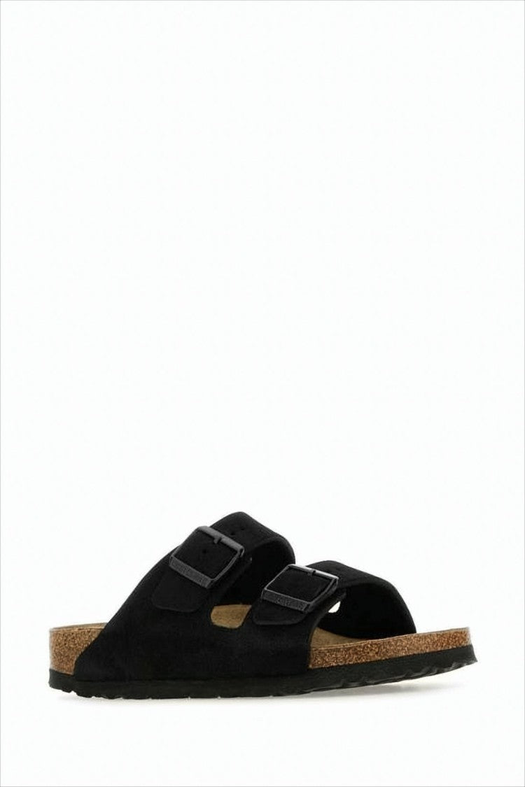 Classic Black Sandals with Adjustable Straps