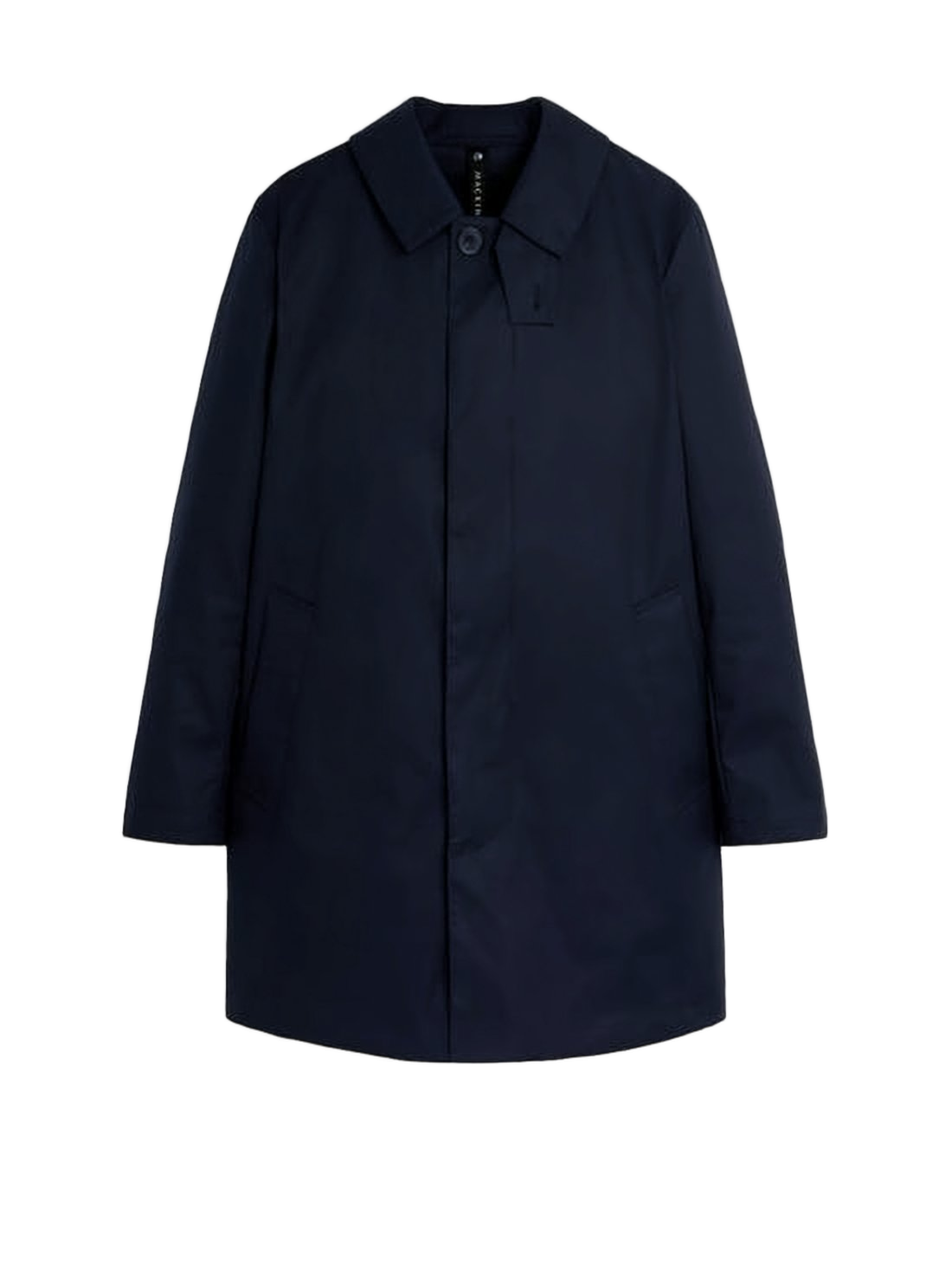 Blue Mackintosh Jacket With Concealed Buttons
