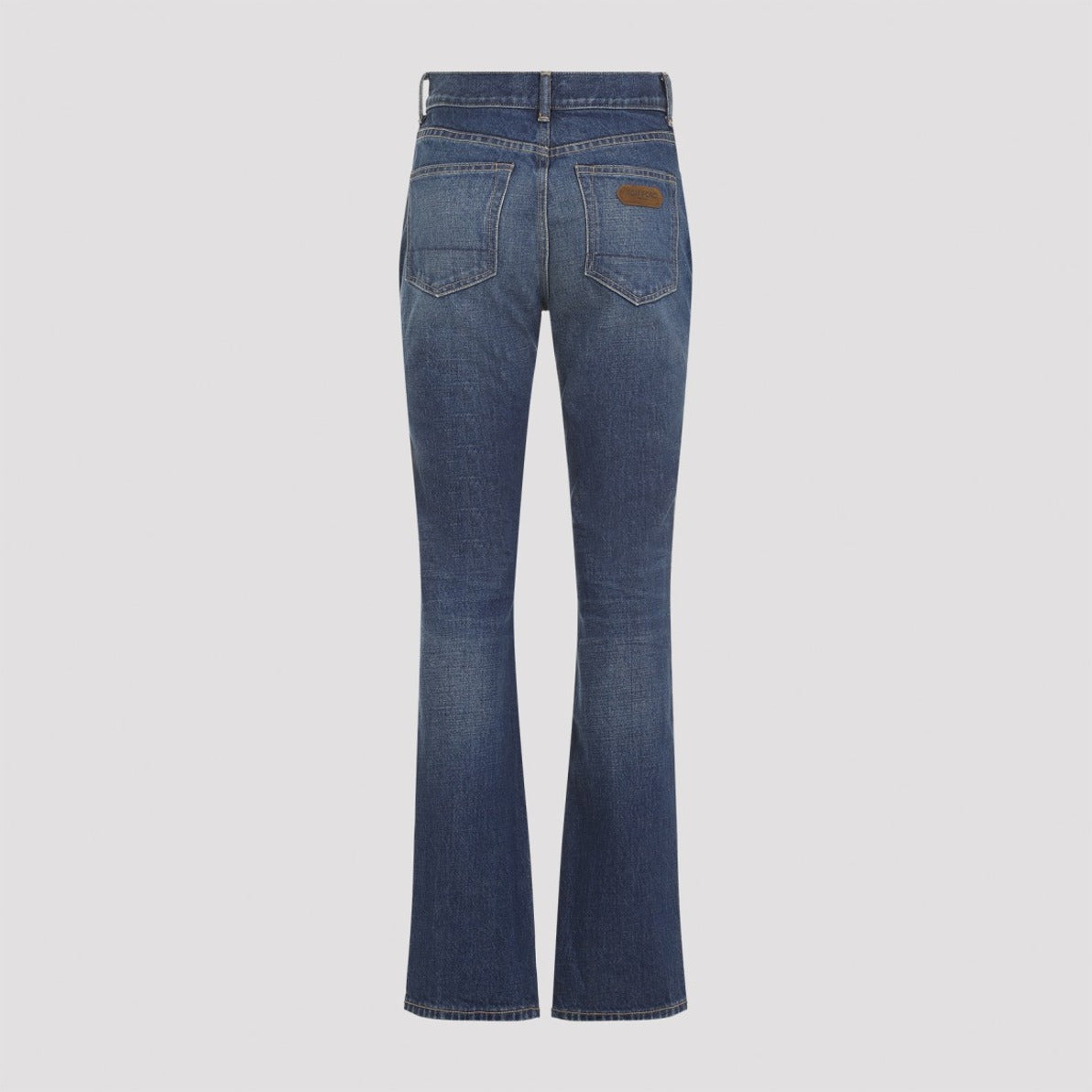 Blue High-Waisted Jeans