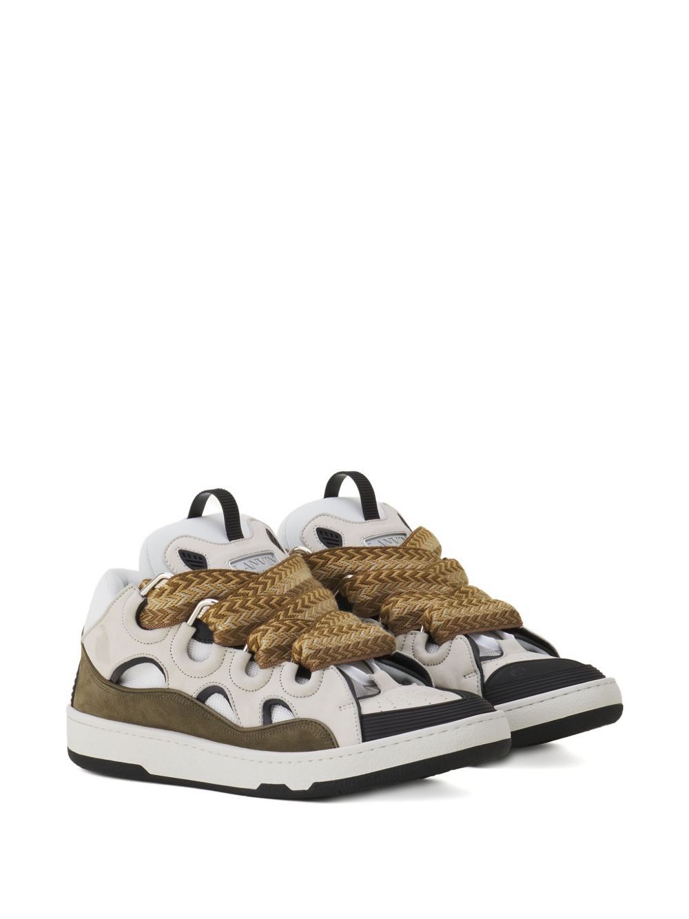 Cut-out Detailing Suede Sneakers
