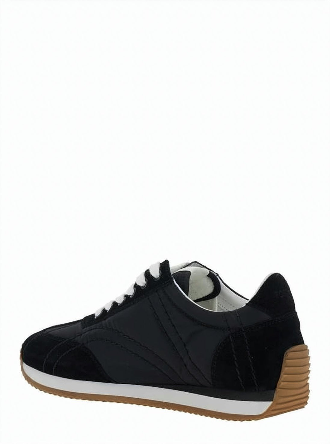 Suede and Recycled Polyamide Sneakers