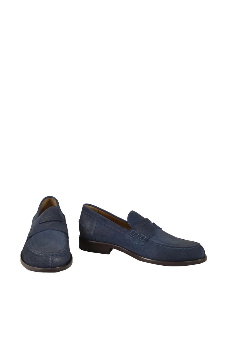Fresh Leather Shoes - Blue