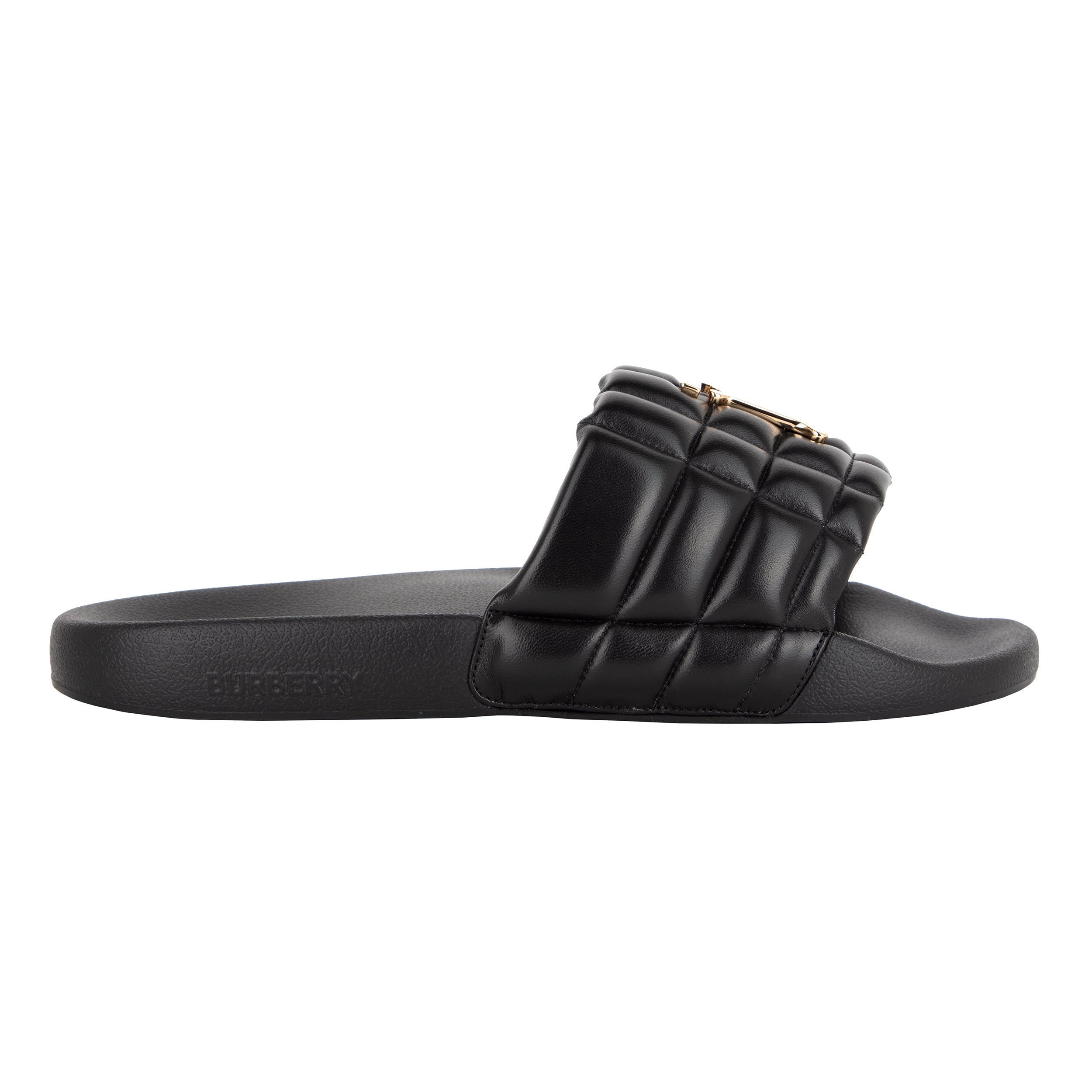 Monogram Motif Quilted Lambskin Slides