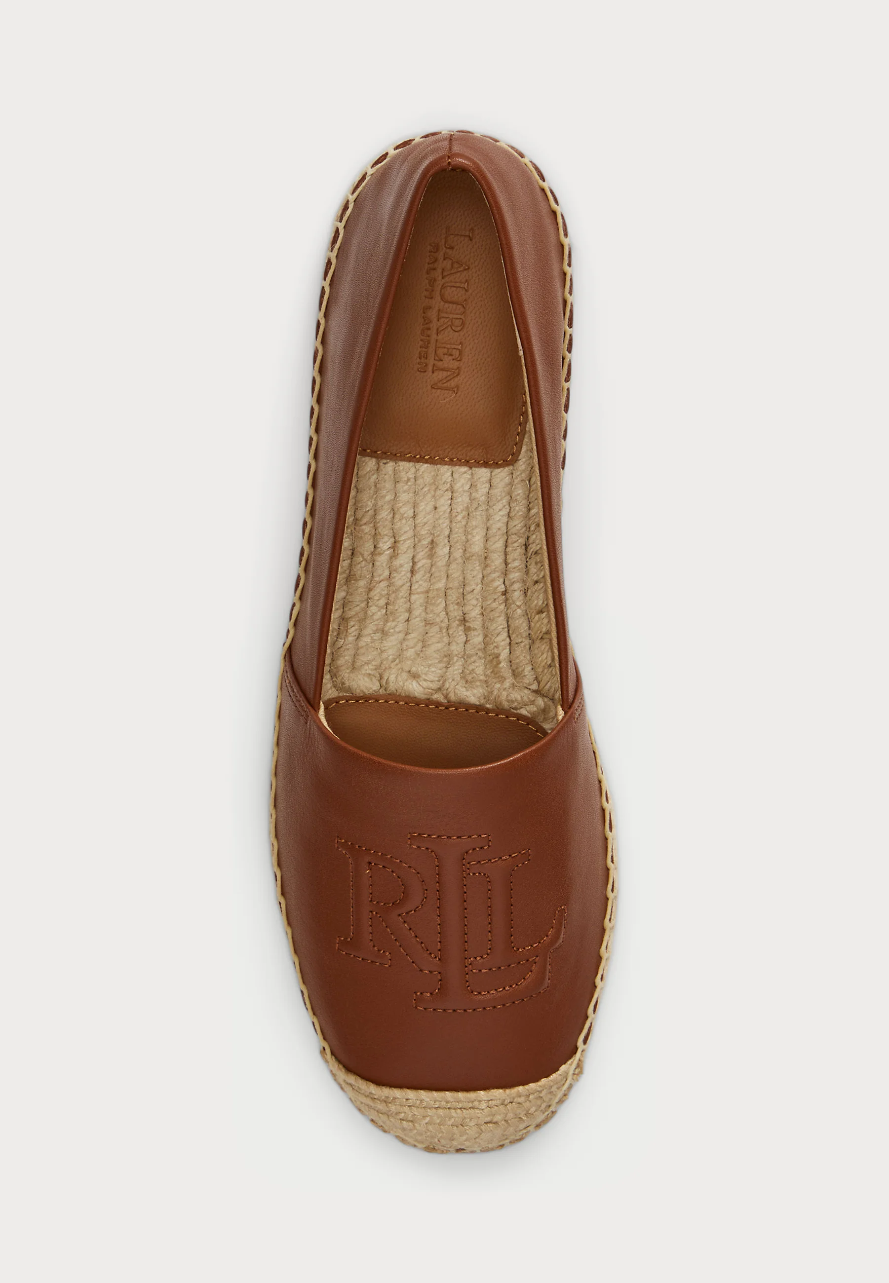 Brown Cameryn Lg 2 Leather Espadrilles