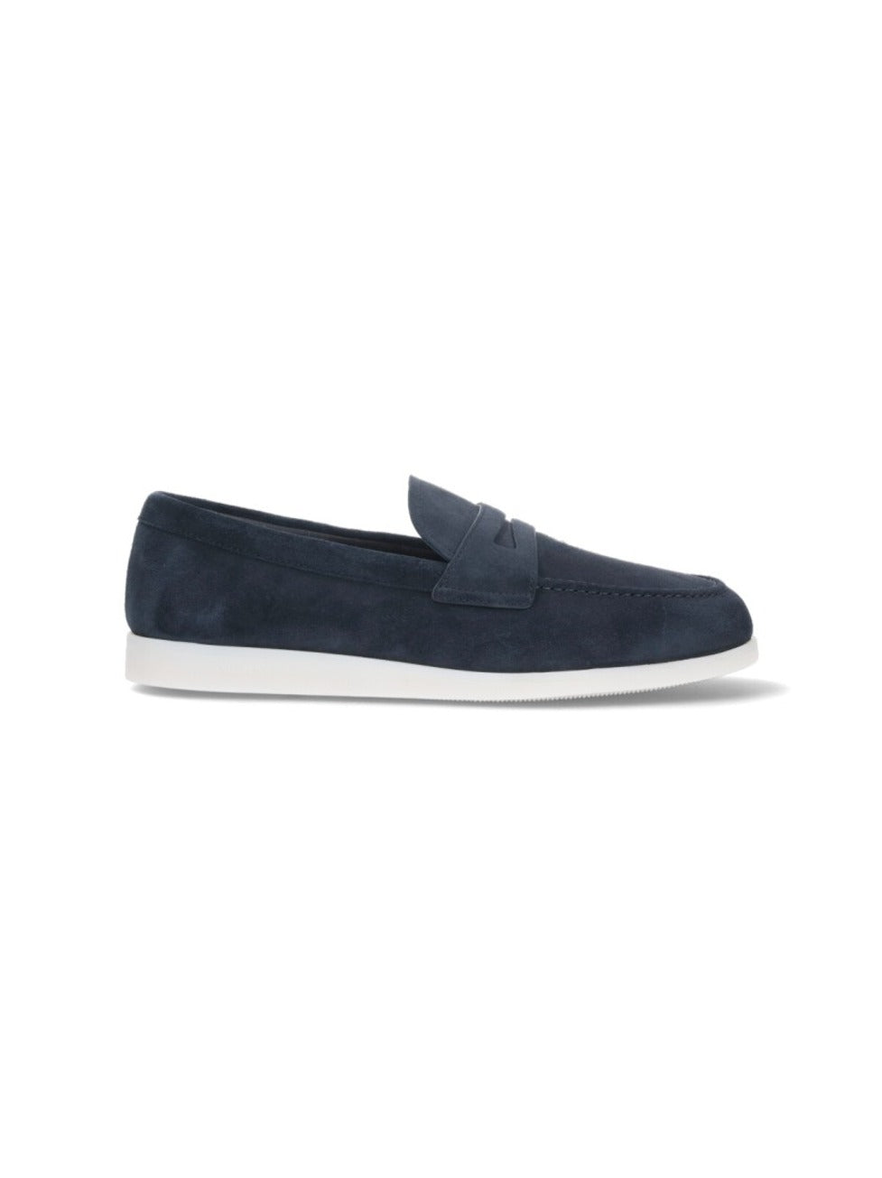 Suede Loafers – Navy