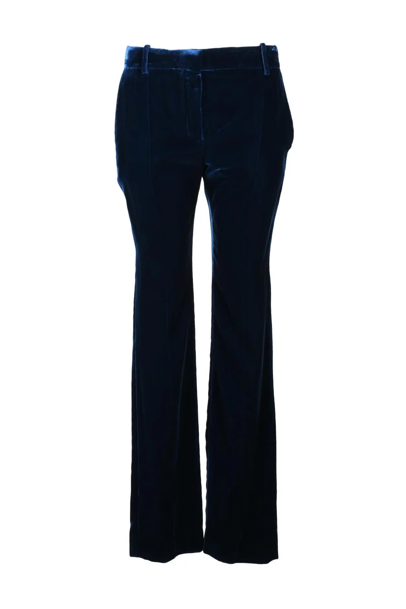 Velvet Trousers - Midnight Blue