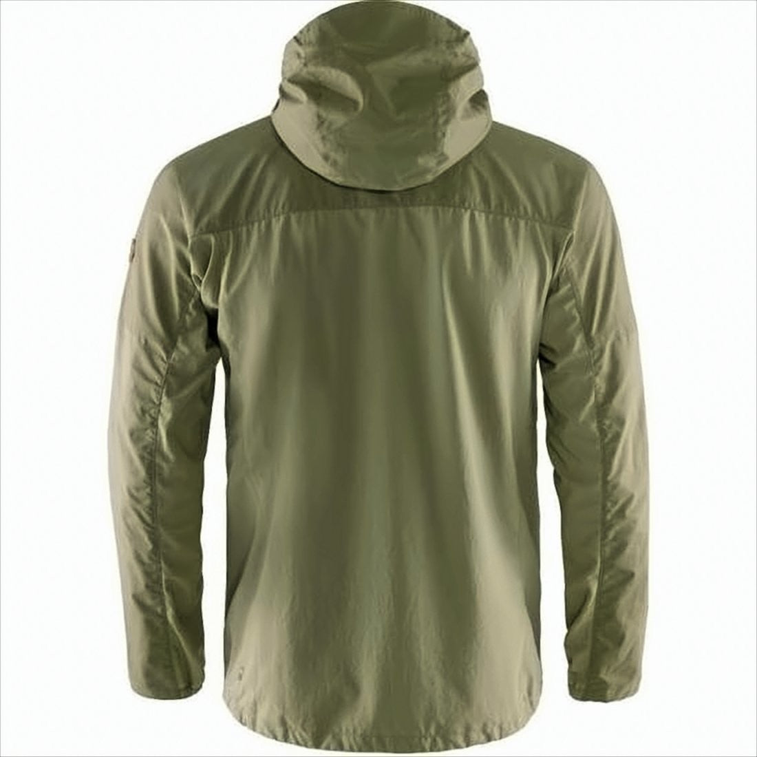 Two-Tone Casual Jacket With Adjustable Hood And Zippered Pockets