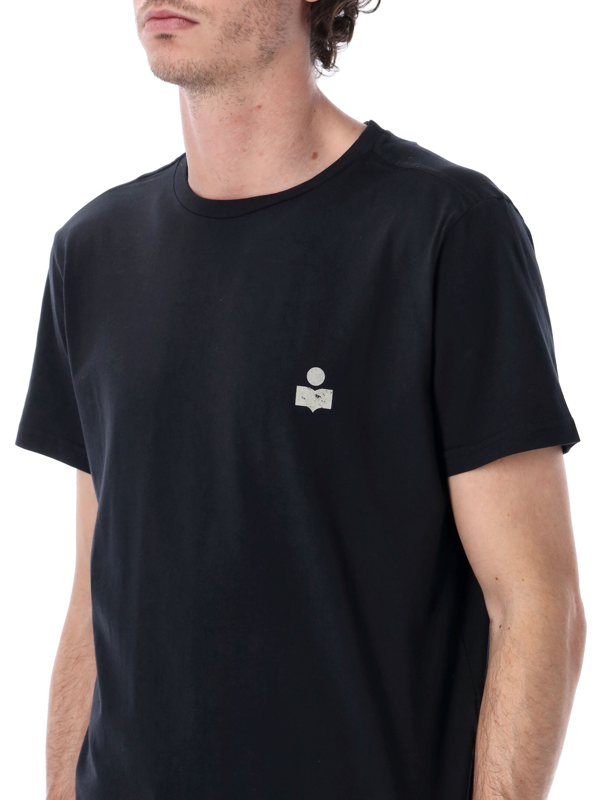 Marant Zafferh Cotton Logo T-Shirt