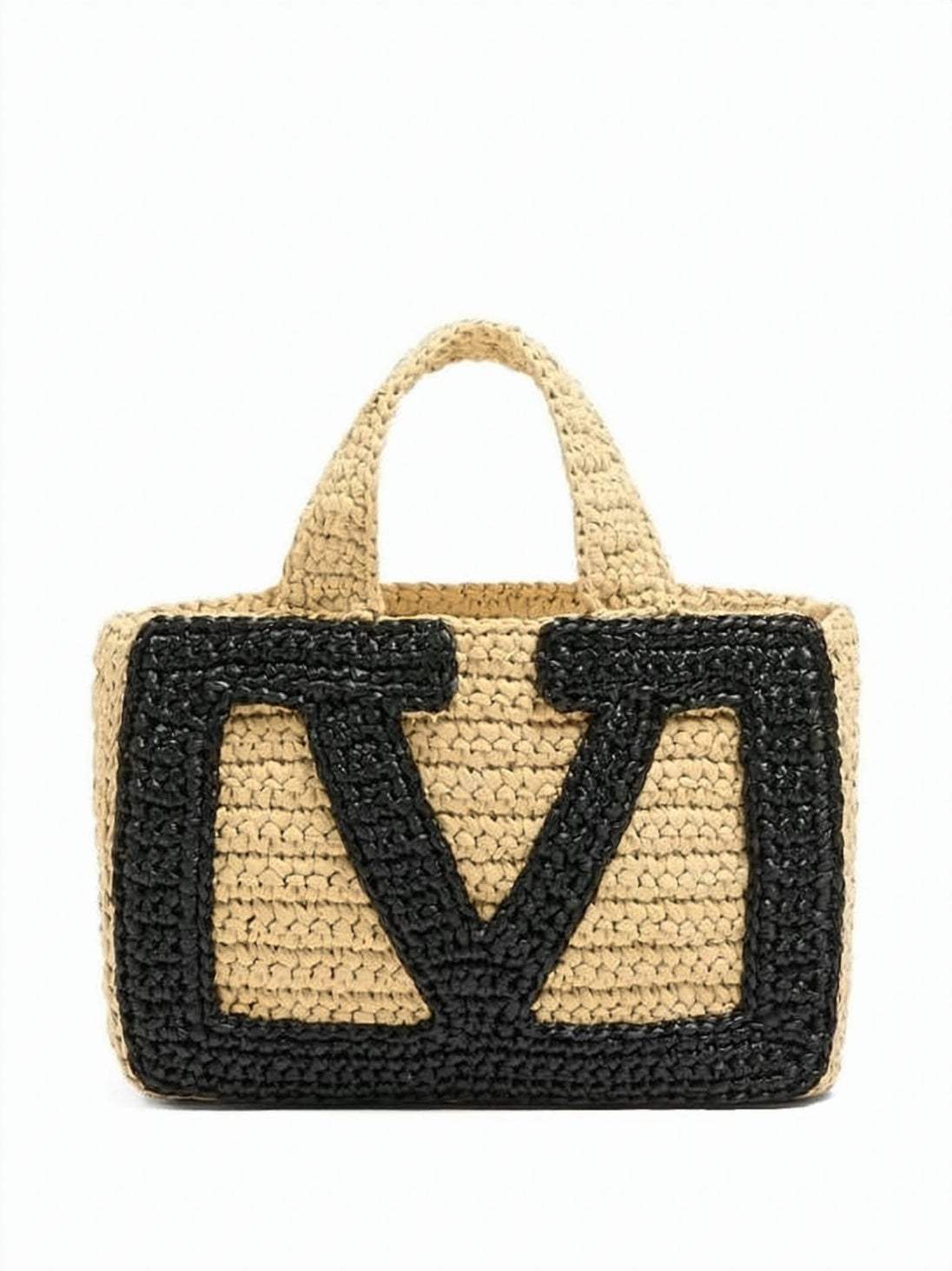 Woven Raffia Tote Bag