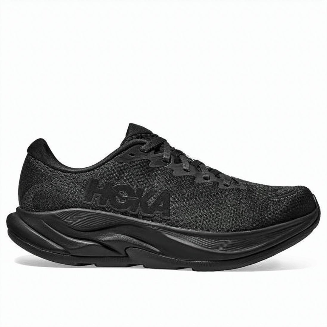 Breathable Mesh Black Sneakers With Sculpted Eva Midsole