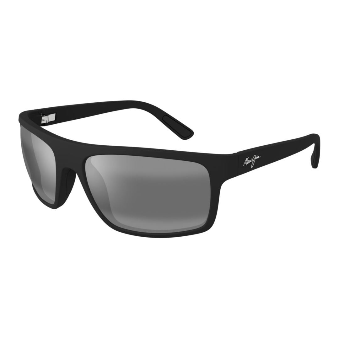 Byron Bay Rectangular Frame Sunglasses with Matte Black Finish