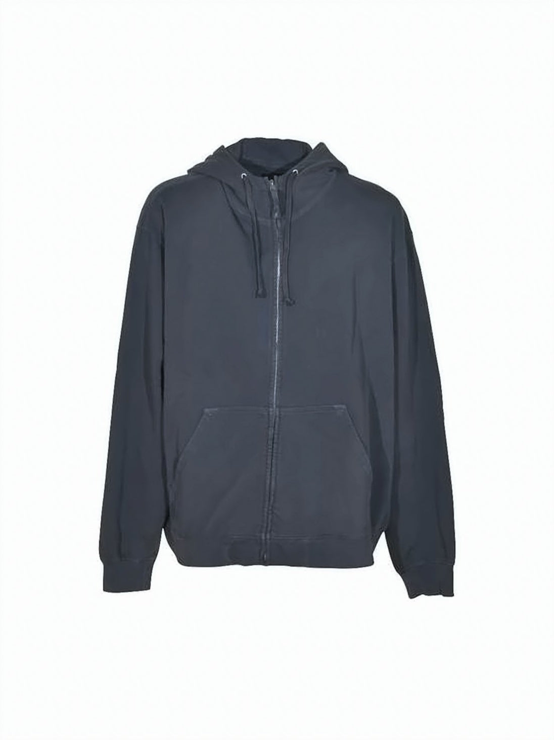 Zip-Up Hoodie With Drawstring Hood And Kangaroo Pocket