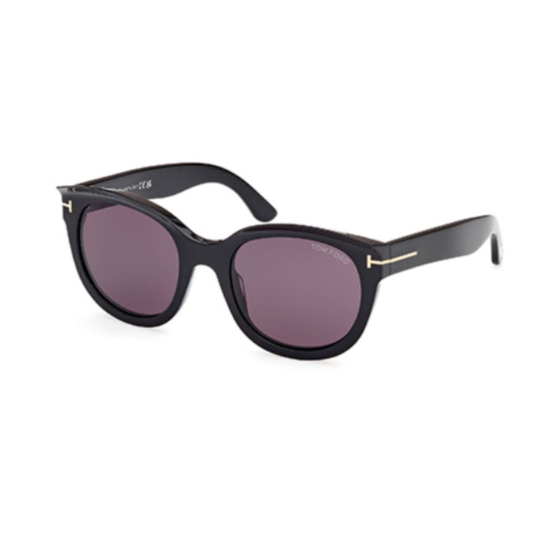 Ft1114 5401a Rounded Frame Sunglasses
