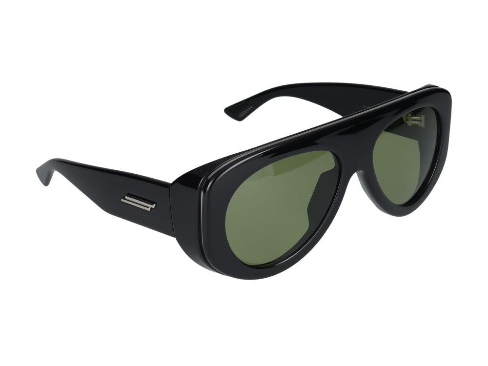 Sunglasses Bottega Veneta BV1362S 006 black black green 58/17/130