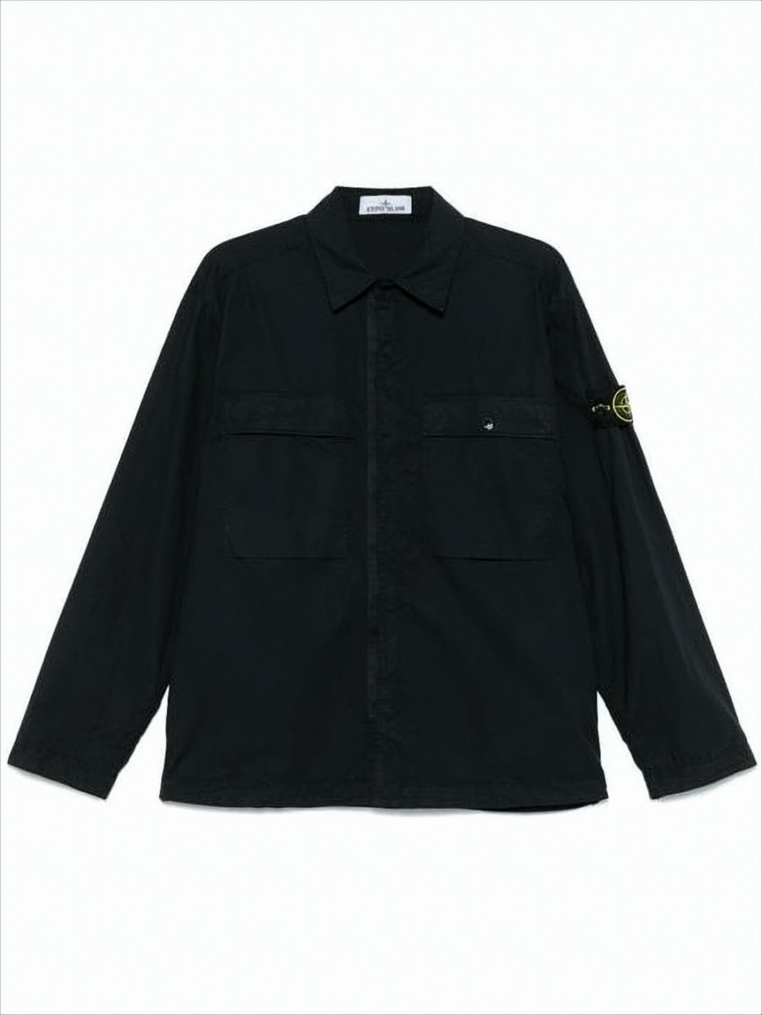 Long-Sleeve Shirt with Concealed Placket
