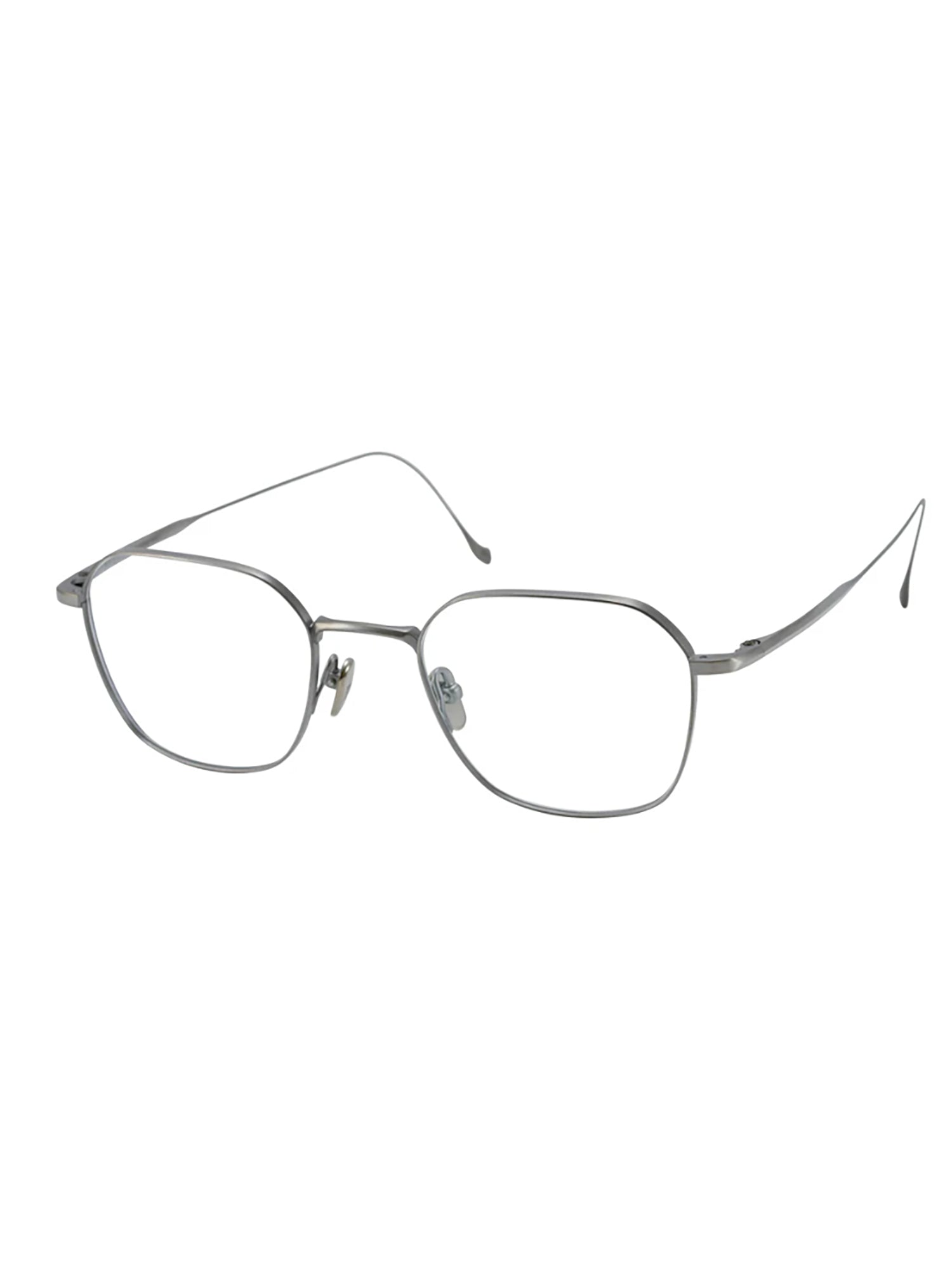 Minimalist Titanium Frame Sunglasses with Polished Finish