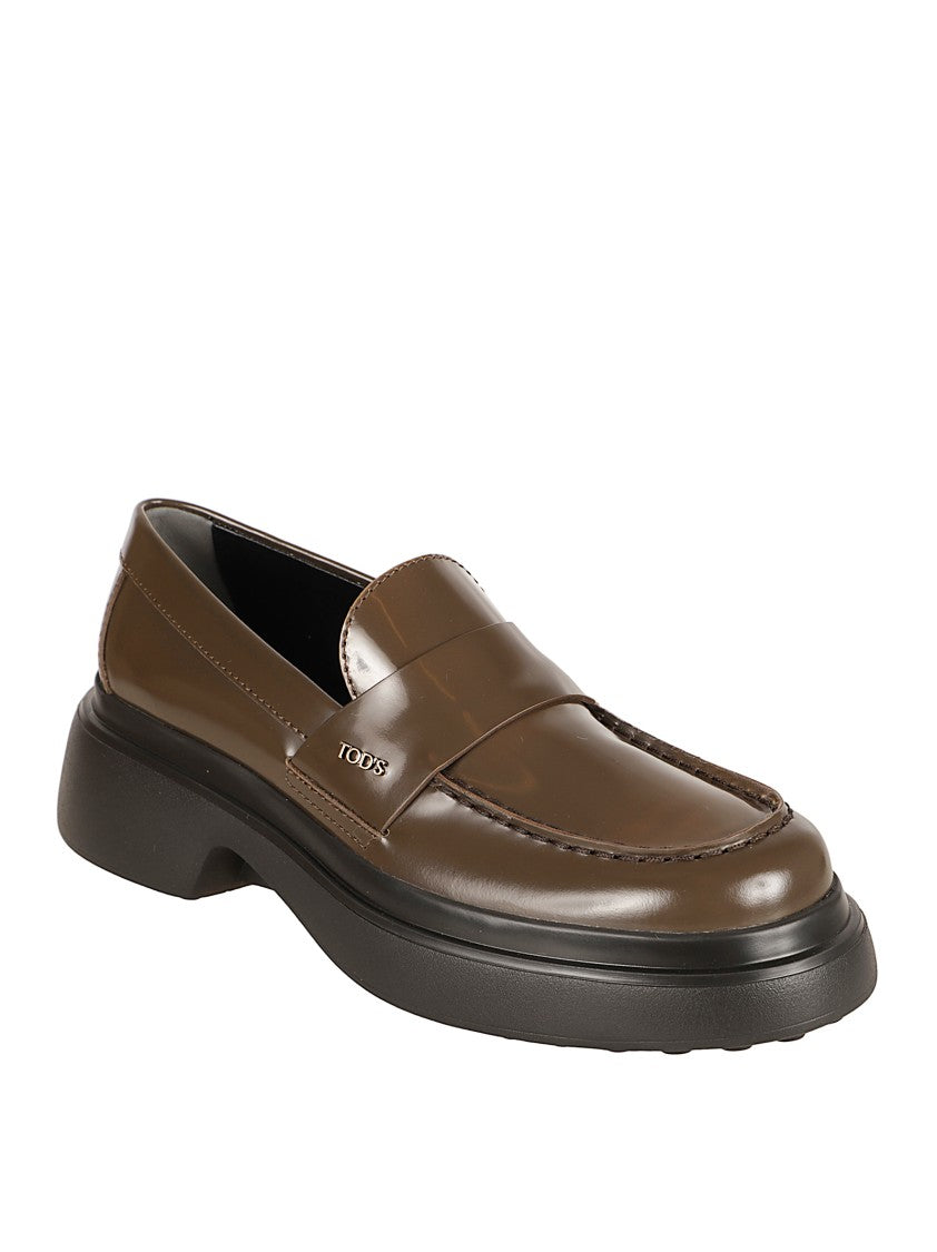 Sole Loafers In Brushed Calfskin
