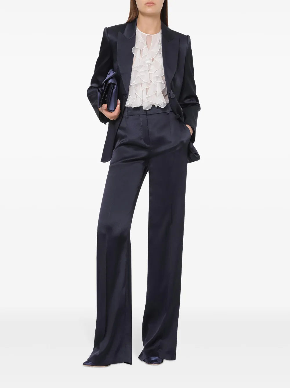 Classic Tailored Jacket with Structured Fit