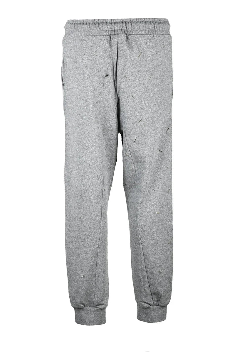 Cotton Blend Tracksuit - Grey