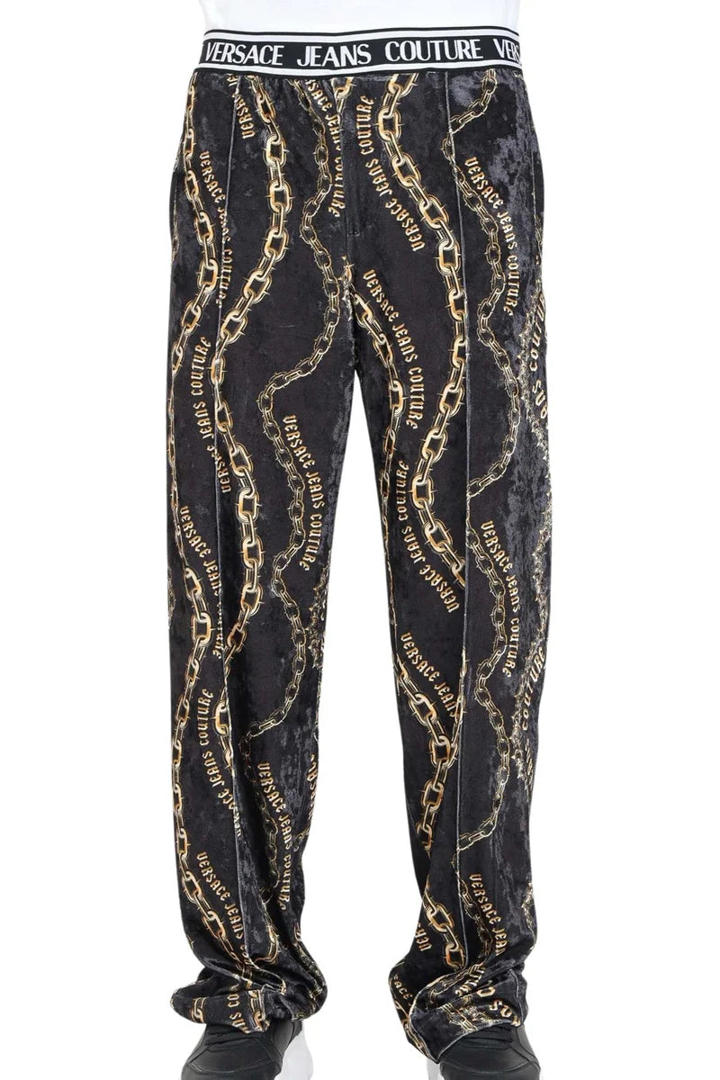Stretch Trousers - Black/Yellow