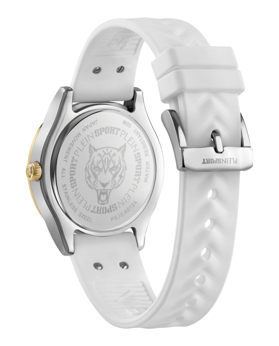 Quartz Movement Stainless Steel Watch With Enamel Dial