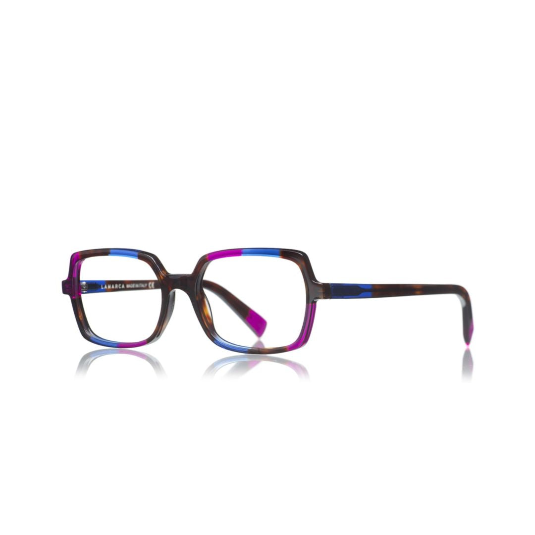 Mosaico 175 Square Mosaic Frame Eyeglasses with Vibrant Accents