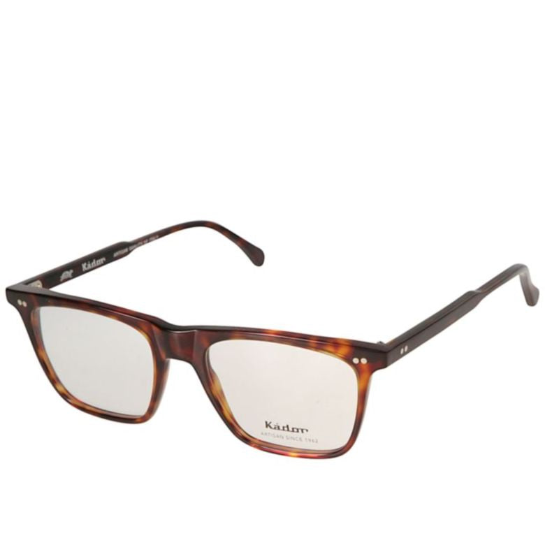 Greg Rectangular Tortoiseshell Eyeglasses with Glossy Finish