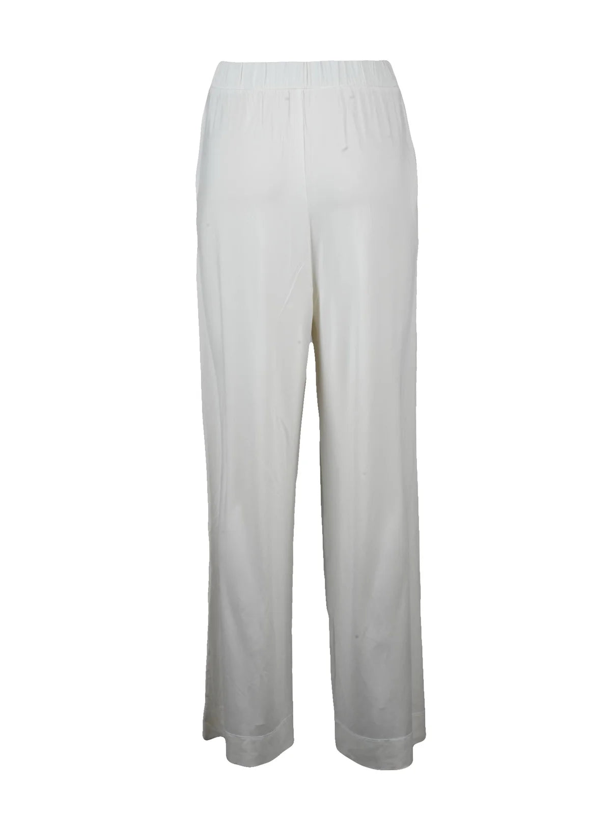 White Viscose Trousers