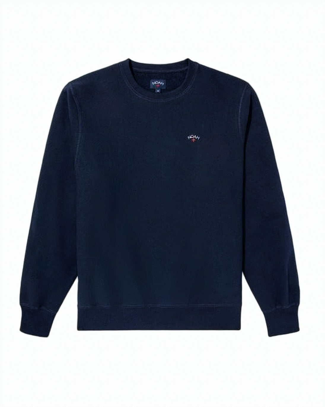 Long-Sleeve Crewneck Sweatshirt with Embroidered Logo