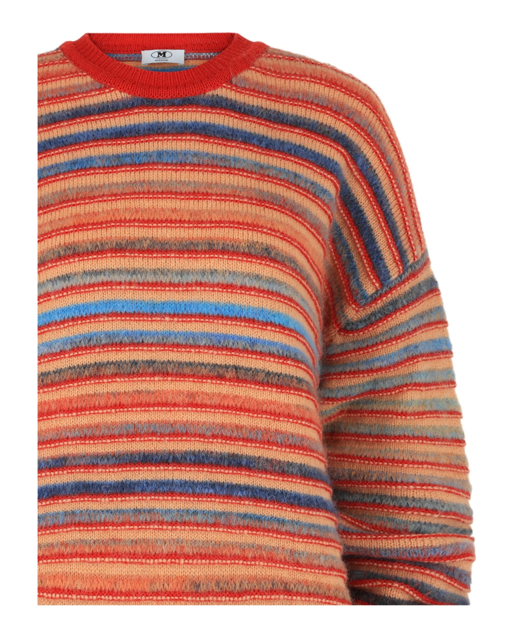 Oversized Striped Knit Sweater