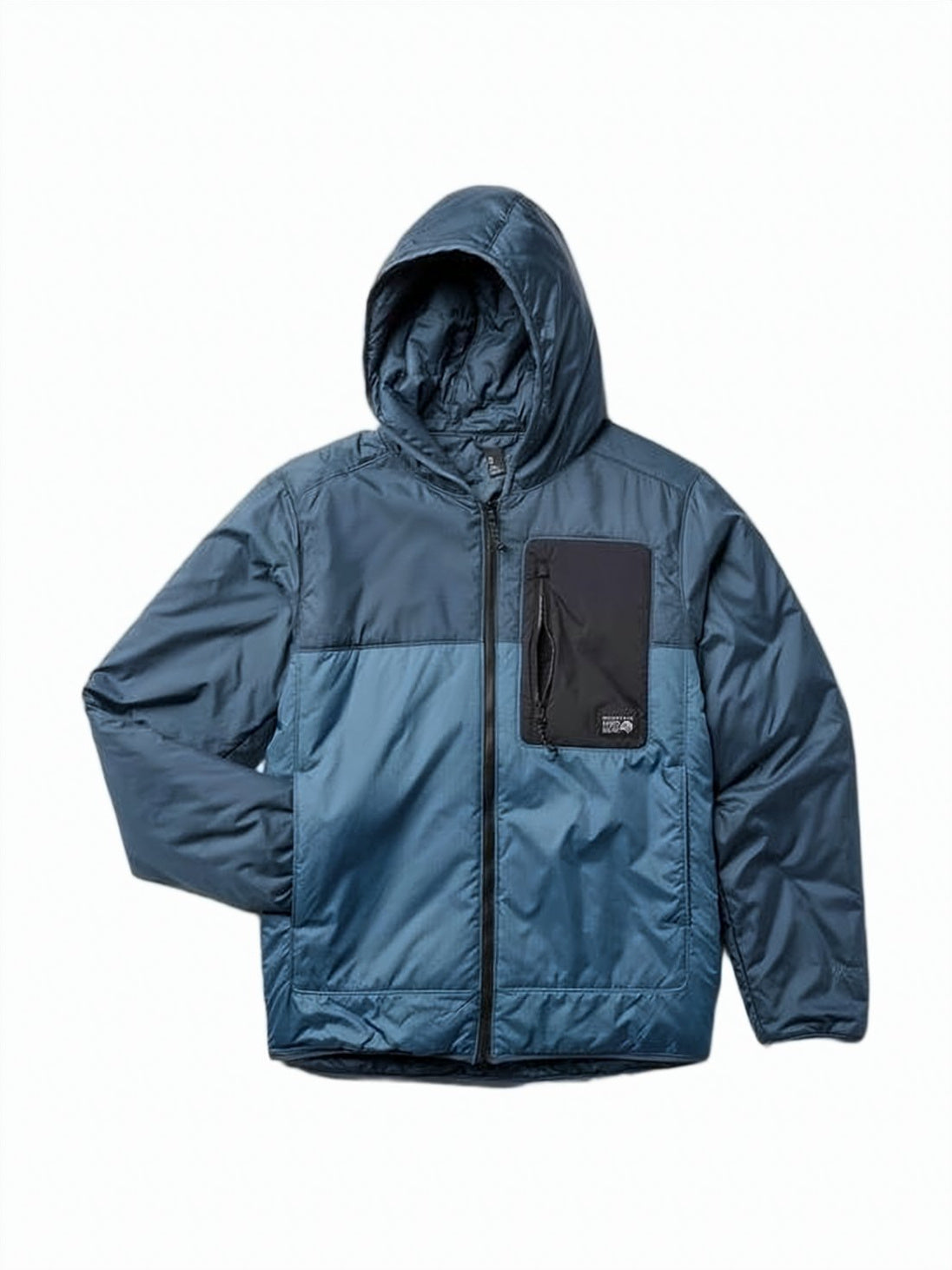 Two-Tone Outdoor Jacket with Hood