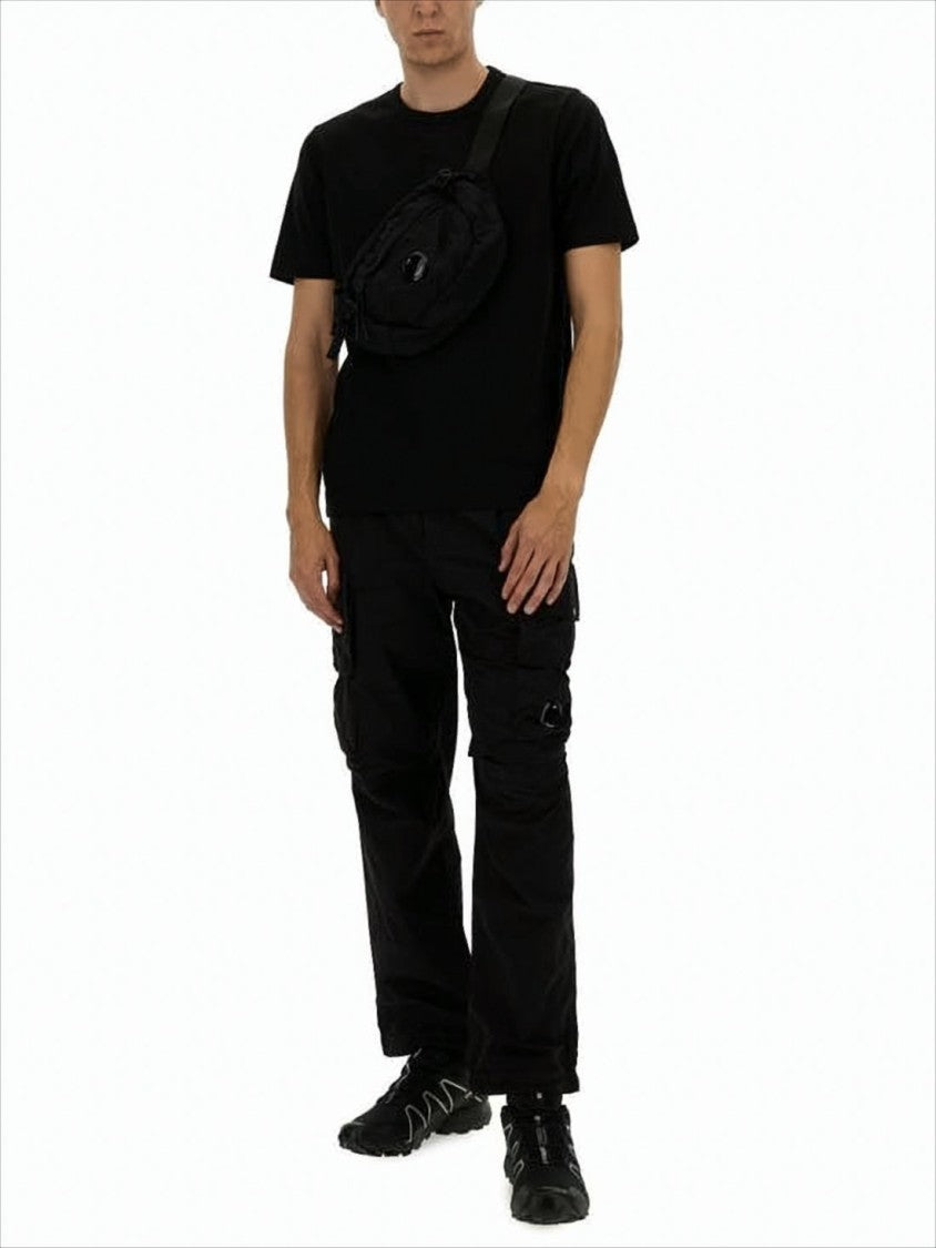 Utility-Inspired Straight Pants with Cargo Pockets