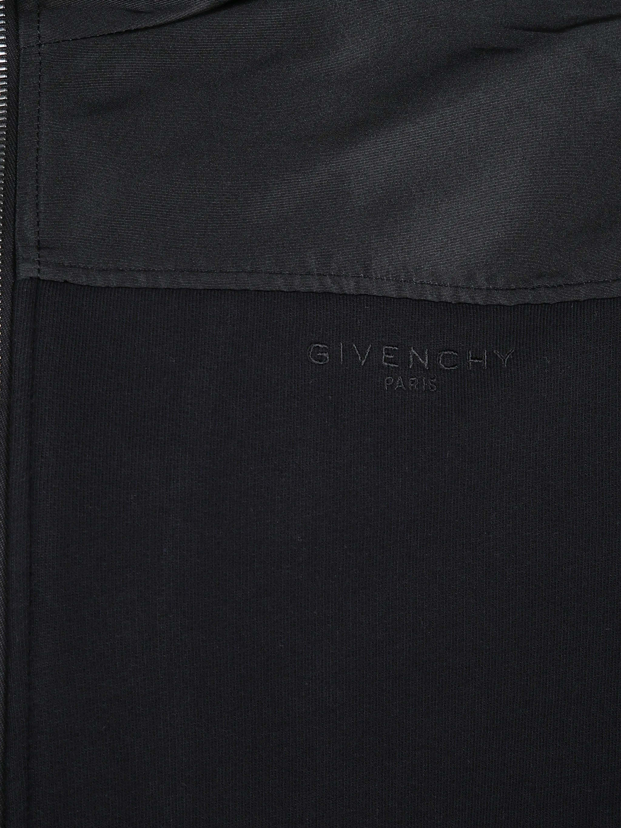 Black Full Zip Matte Shiny Windbreaker