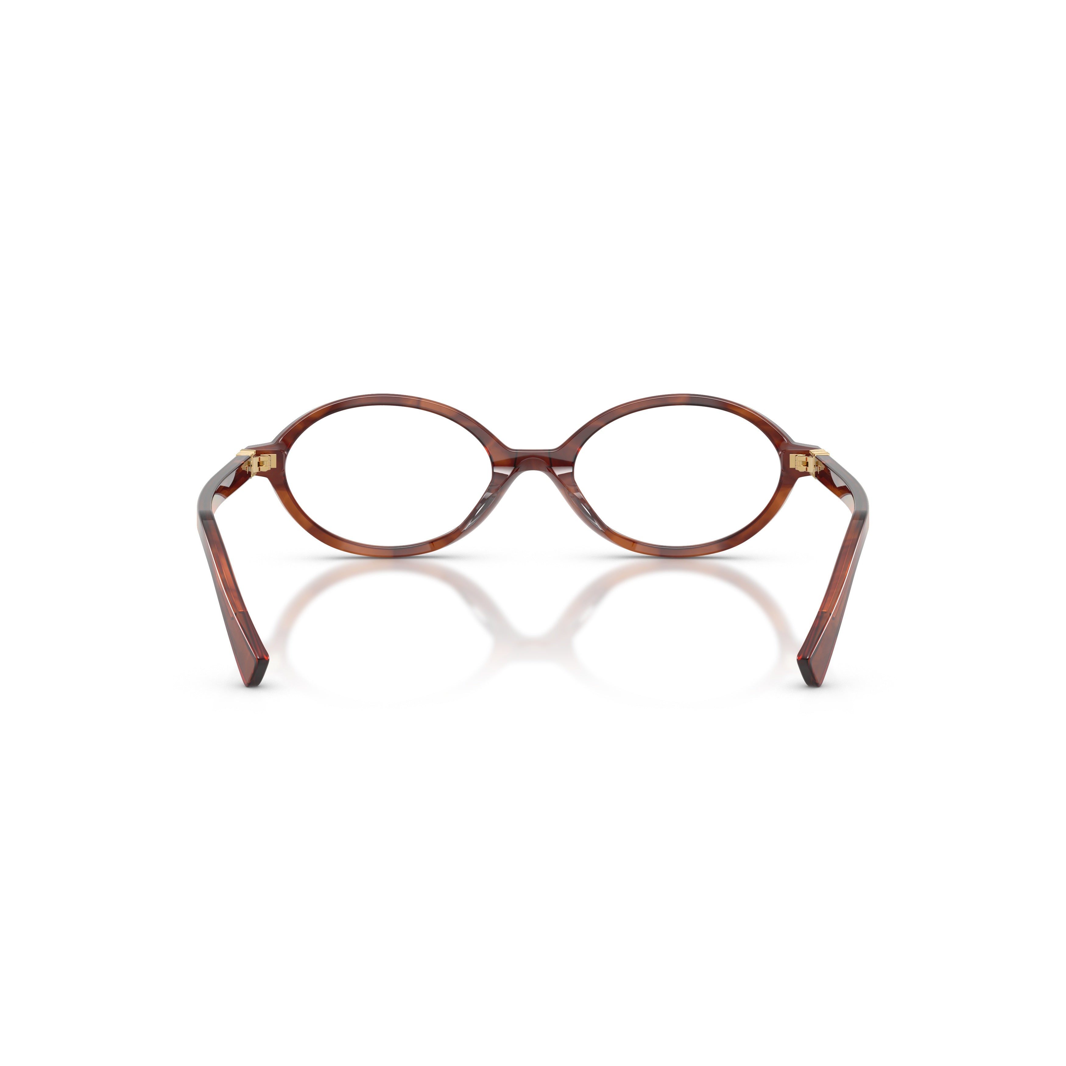 0mu 01xv Tortoiseshell Oval Frame Eyeglasses