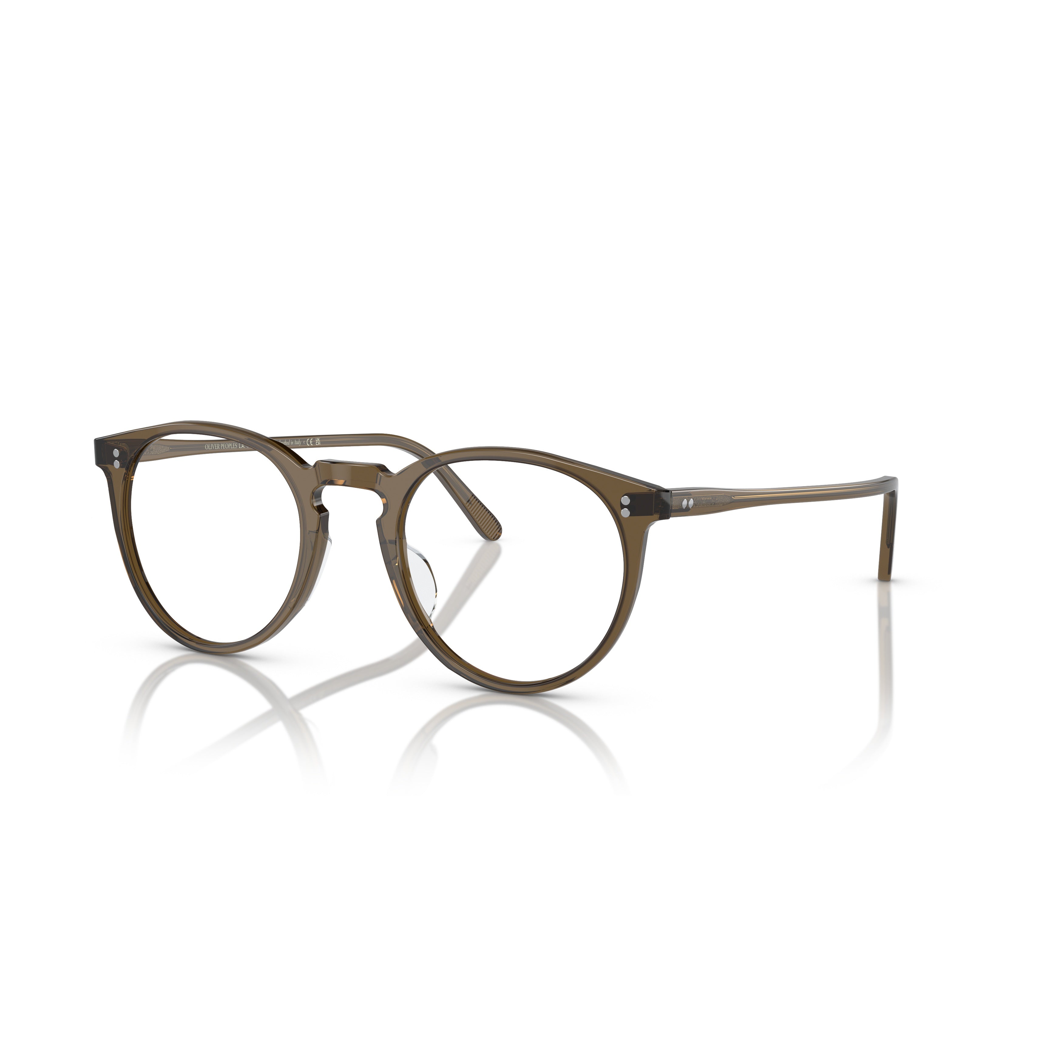 0ov5183 Round Acetate Eyeglasses with Keyhole Bridge