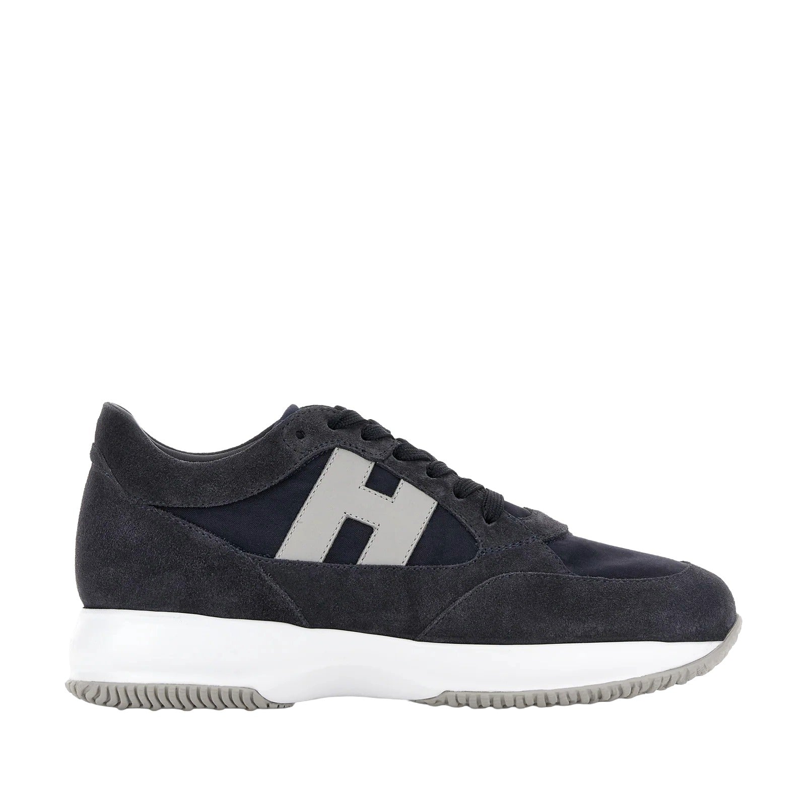 Interactive Lace-Up Sneakers in Calfskin