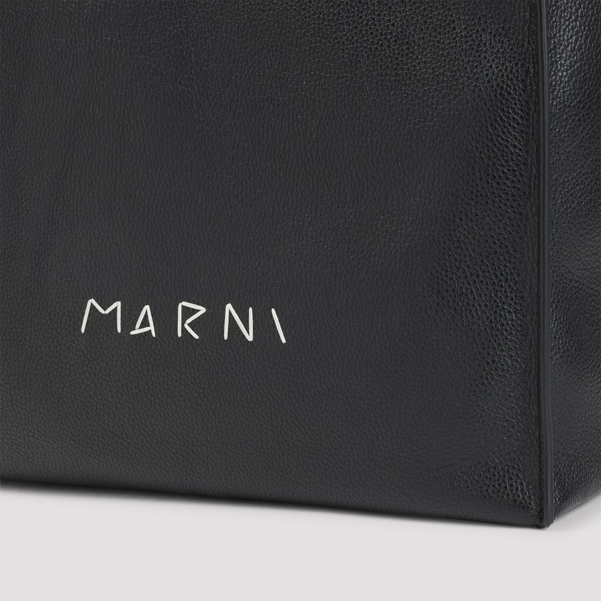 Black Calf Leather Tote Bag