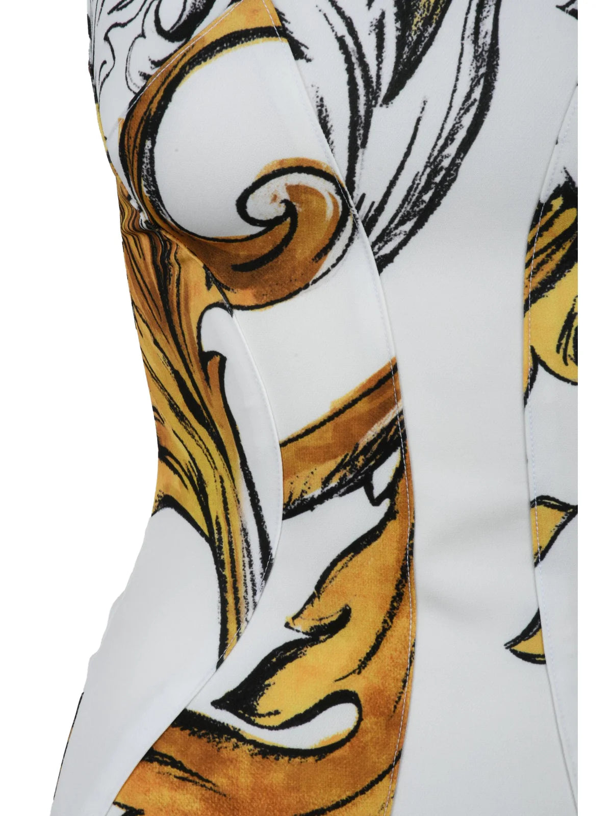 Long Sheath Dress - White